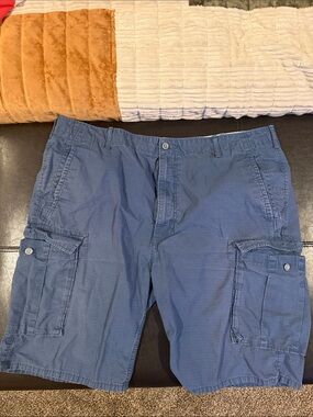 Levi's Navy Blue Cargo Shorts with Utility Pockets